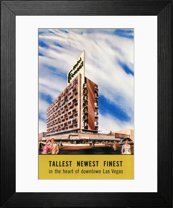 Framed Print : Hotel Fremont, Las Vegas, Nevada, USA Framed Print : Hotel Fremont, Las Vegas, Nevada, USA