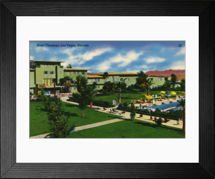 Framed Print : Hotel Flamingo, Las Vegas, Nevada, USA Framed Print : Hotel Flamingo, Las Vegas, Nevada, USA