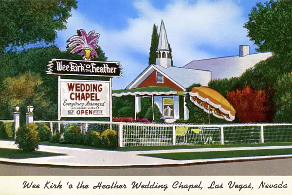 Wee Kirk o Heather Wedding Chapel, Las Vegas, Nevada, USA