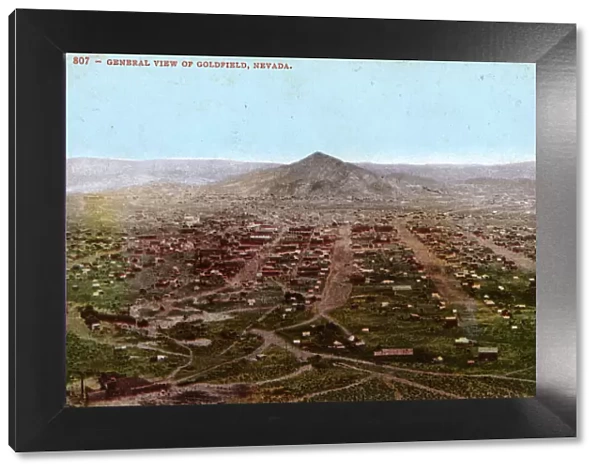 General view of Goldfield, Nevada, USA