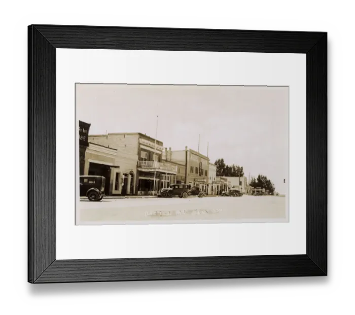 Framed Print : Front Street, Battle Mountain, Nevada, USA Framed Print : Front Street, Battle Mountain, Nevada, USA