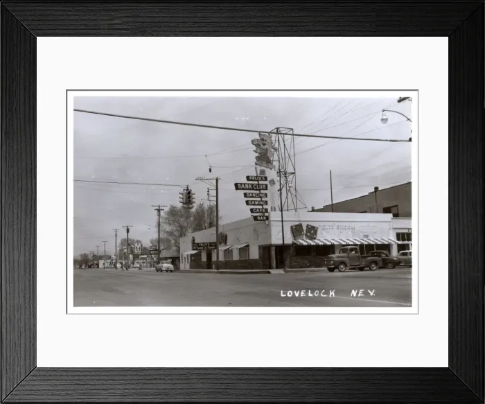 Framed Print : Street in Lovelock, Nevada, USA Framed Print : Street in Lovelock, Nevada, USA