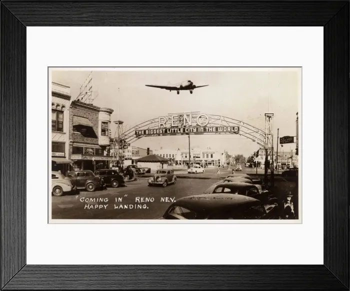 Framed Print : North Virginia Street, Reno, Nevada, USA Framed Print : North Virginia Street, Reno, Nevada, USA