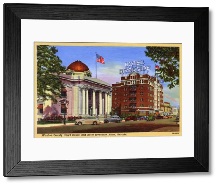 Framed Print : Washoe County Court House, Reno, Nevada, USA Framed Print : Washoe County Court House, Reno, Nevada, USA