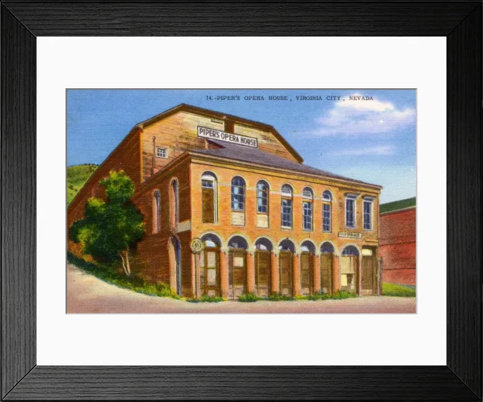 Framed Print : Pipers Opera House, Virginia City, Nevada, USA Framed Print : Pipers Opera House, Virginia City, Nevada, USA