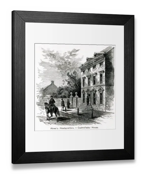 Framed Print : America - General William Howes Heaquarters Framed Print : America - General William Howes Heaquarters