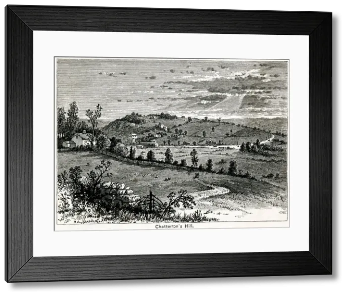 Framed Print : America - Chattertons Hill in Westchester County Framed Print : America - Chattertons Hill in Westchester County