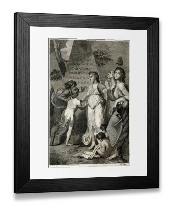 Framed Print : America - English Boy Burning To Avenge The Defeats Framed Print : America - English Boy Burning To Avenge The Defeats