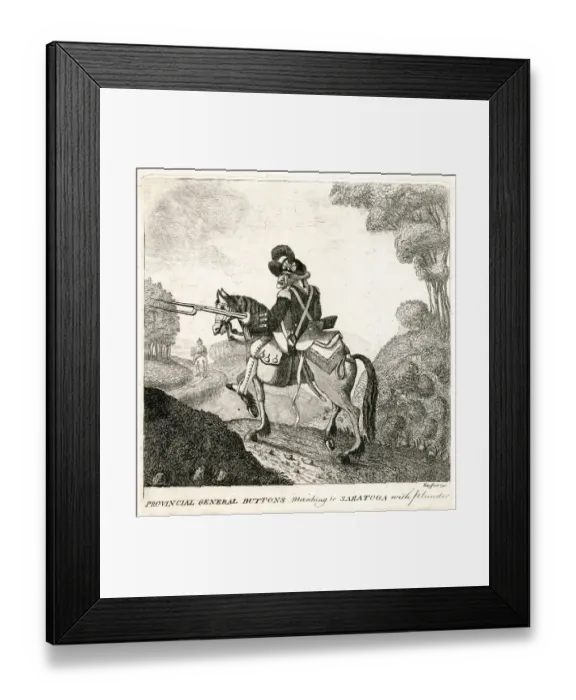 Framed Print : America - General Buttons Marching To Saratoga Framed Print : America - General Buttons Marching To Saratoga