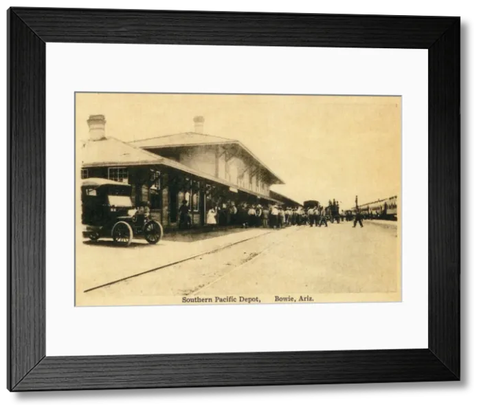 Framed Print : Southern Pacific Depot, Bowie, Arizona, USA Framed Print : Southern Pacific Depot, Bowie, Arizona, USA