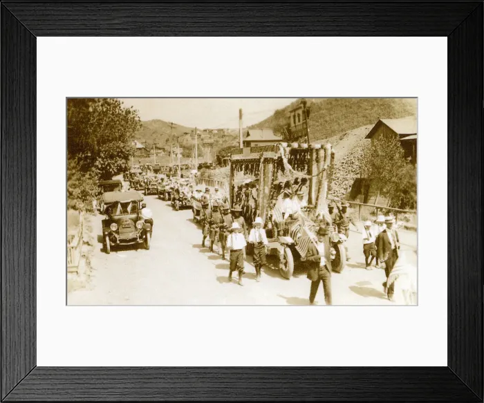 Framed Print : Parade with floats in Lowell, Arizona, USA Framed Print : Parade with floats in Lowell, Arizona, USA