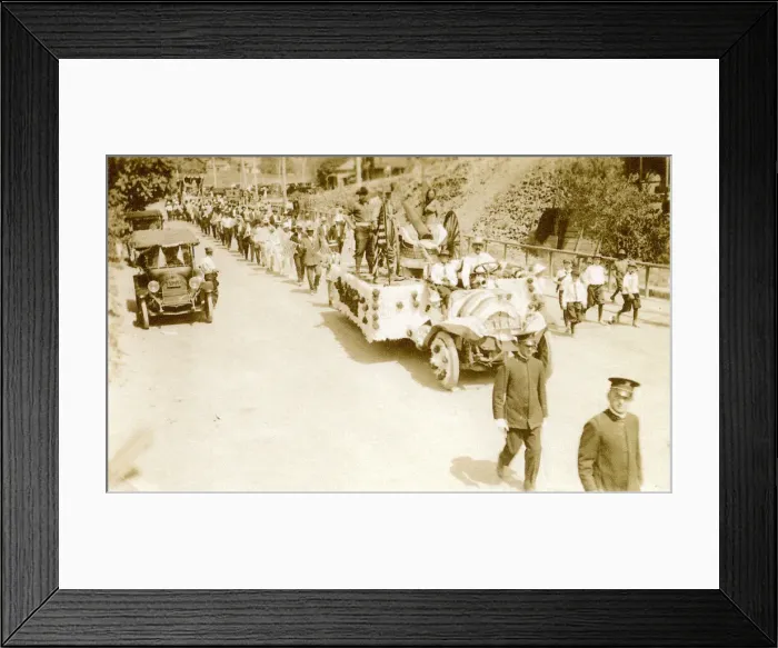 Framed Print : Parade with floats in Lowell, Arizona, USA Framed Print : Parade with floats in Lowell, Arizona, USA