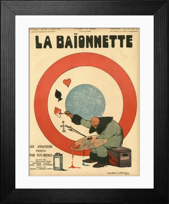 Framed Print : Front cover, La Baionnette, WW1 Framed Print : Front cover, La Baionnette, WW1