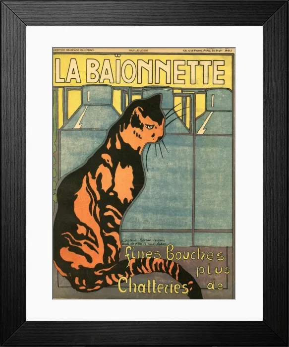 Framed Print : Front cover, La Baionnette, WW1 Framed Print : Front cover, La Baionnette, WW1
