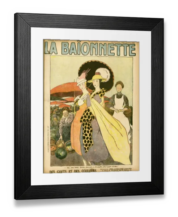 Framed Print : Front cover, La Baionnette, WW1 Framed Print : Front cover, La Baionnette, WW1
