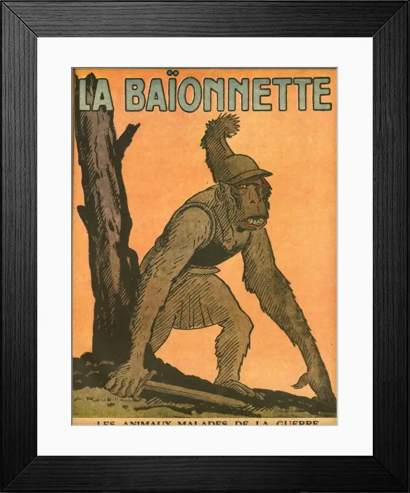 Framed Print : Front cover, La Baionnette, WW1 Framed Print : Front cover, La Baionnette, WW1