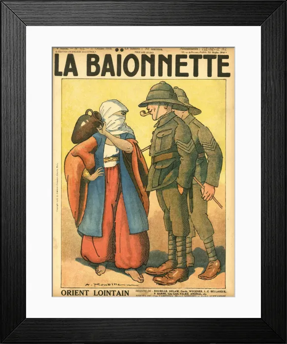 Framed Print : Front cover, La Baionnette, WW1 Framed Print : Front cover, La Baionnette, WW1