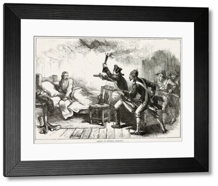 Framed Print : America - Samuel Prescott Taken By The British Framed Print : America - Samuel Prescott Taken By The British