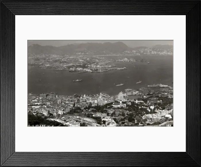 Framed Print : Victoria waterfront, Hong Kong, China Framed Print : Victoria waterfront, Hong Kong, China
