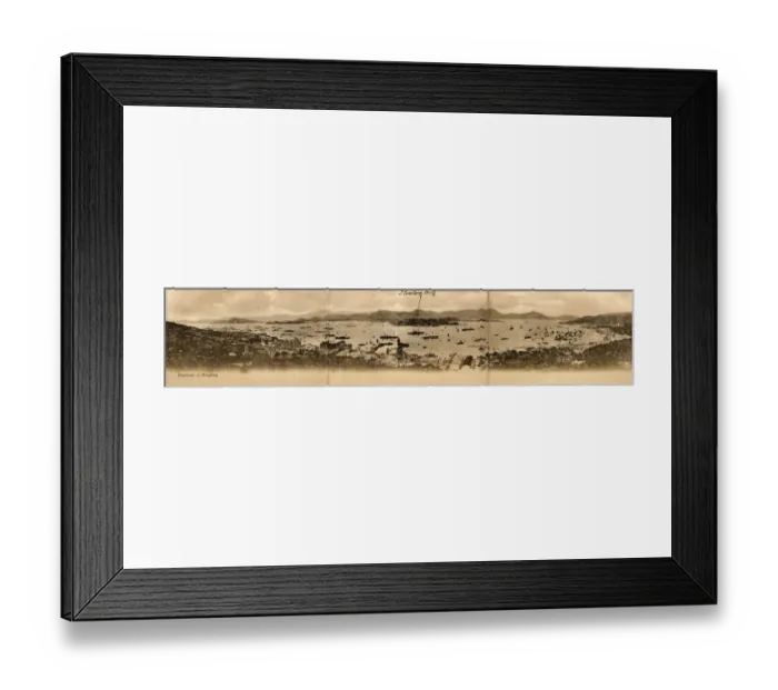 Framed Print : Panoramic view of Hong Kong, China Framed Print : Panoramic view of Hong Kong, China