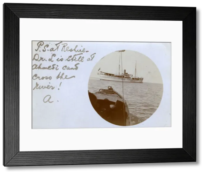 Framed Print : CS Patrick Stewart, British cable ship, Reshire, Middle East Framed Print : CS Patrick Stewart, British cable ship, Reshire, Middle East