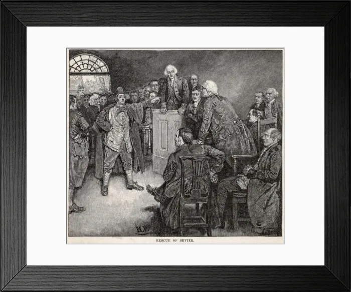 Framed Print : America - Rescue OF Sevier, Knoxville Framed Print : America - Rescue OF Sevier, Knoxville