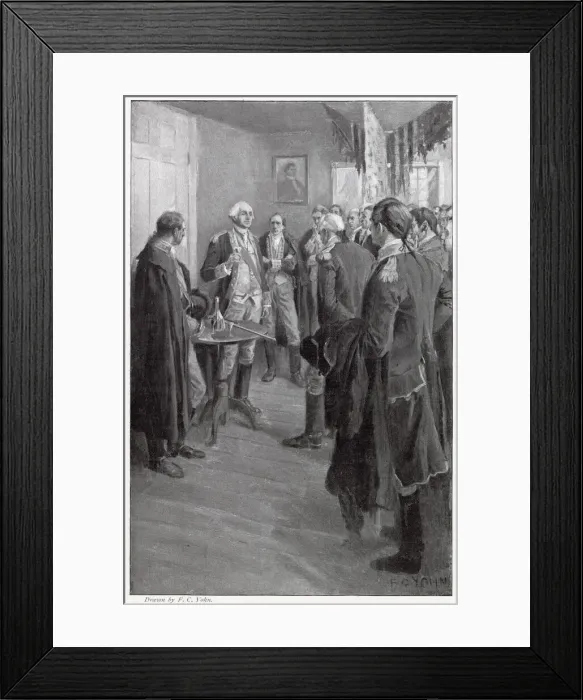 Framed Print : America - Washingtons Farewell To HIs Officers Framed Print : America - Washingtons Farewell To HIs Officers