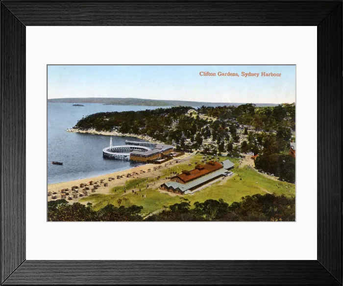 Framed Print : Clifton Gardens, Sydney Harbour, NSW, Australia Framed Print : Clifton Gardens, Sydney Harbour, NSW, Australia