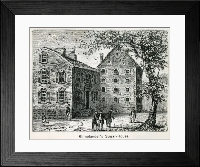 Framed Print : America - Rhinelanders Sugar House, New York Framed Print : America - Rhinelanders Sugar House, New York