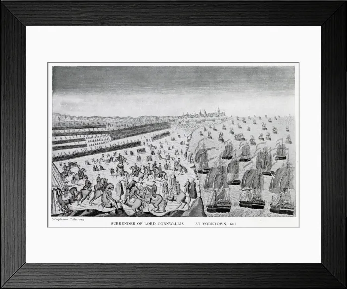 Framed Print : America - Surrender At Yorktown Framed Print : America - Surrender At Yorktown