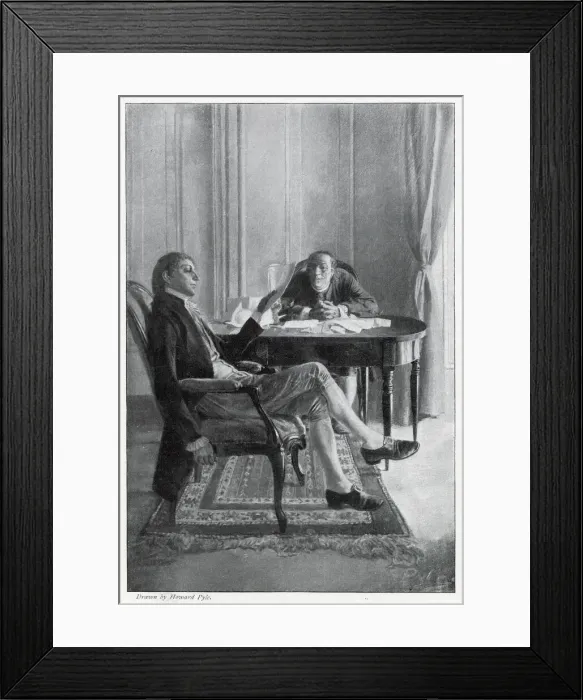 Framed Print : America - Discussing Peace Terms Framed Print : America - Discussing Peace Terms