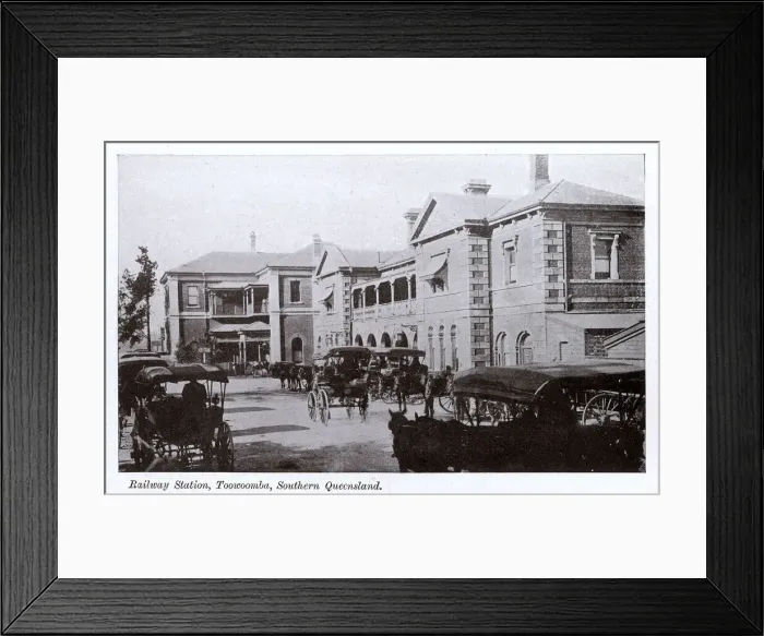 Framed Print : Railway Station, Toowoomba, Queensland, Australia Framed Print : Railway Station, Toowoomba, Queensland, Australia