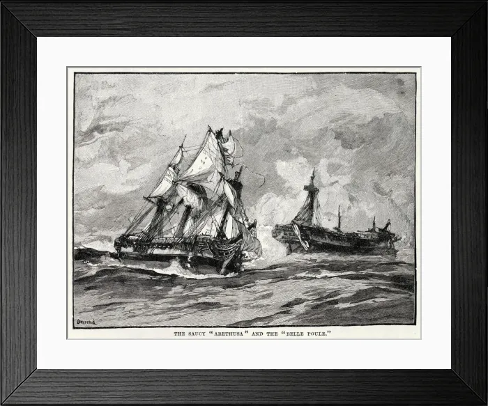 Framed Print : America - At sea Framed Print : America - At sea