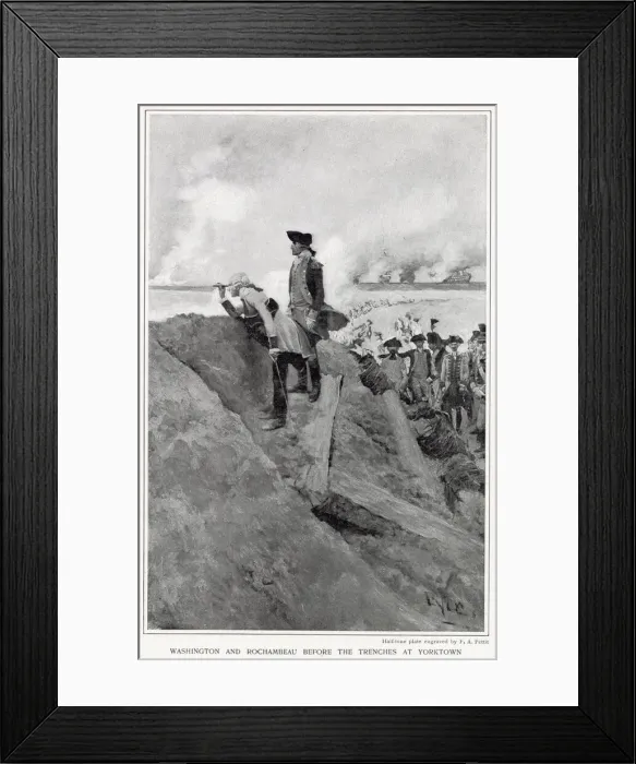 Framed Print : America - Battle Of Yorktown Framed Print : America - Battle Of Yorktown