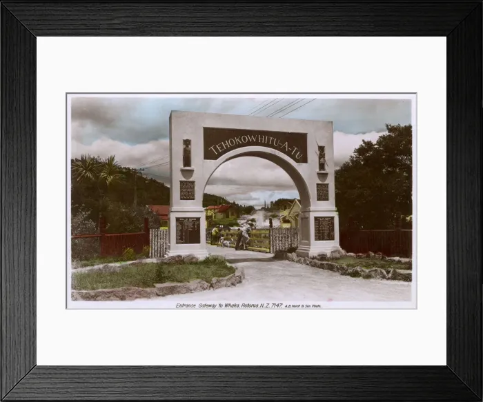 Framed Print : War Memorial, entrance gateway, Rotorua, New Zealand Framed Print : War Memorial, entrance gateway, Rotorua, New Zealand