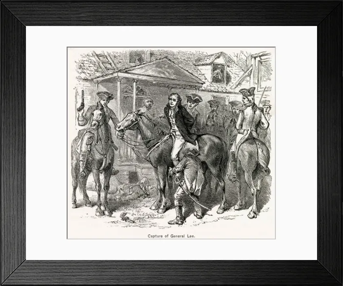Framed Print : America -. Capture Of General Lee Framed Print : America -. Capture Of General Lee
