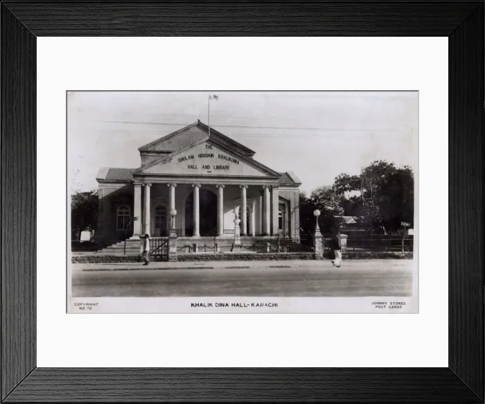 Framed Print : Khalikdina Hall and Library, Karachi, British India Framed Print : Khalikdina Hall and Library, Karachi, British India