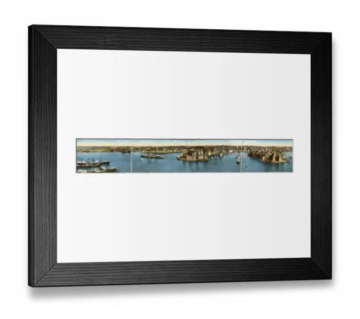 Framed Print : Grand Harbour at Malta Framed Print : Grand Harbour at Malta