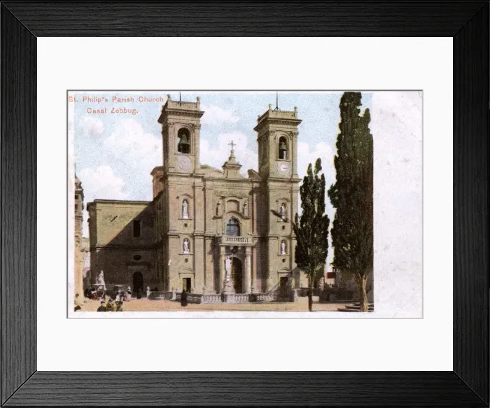 Framed Print : St Philips Parish Church, Casal Zebbug, Malta Framed Print : St Philips Parish Church, Casal Zebbug, Malta