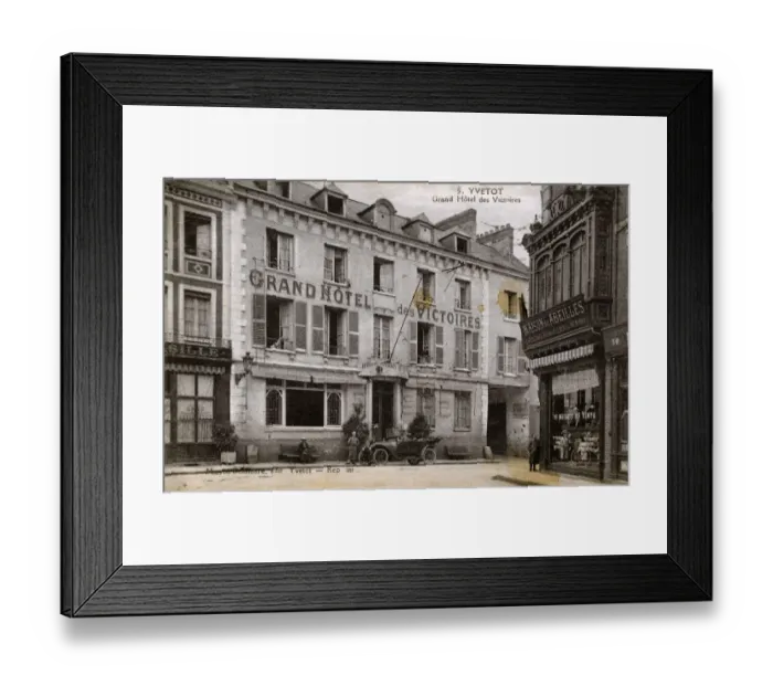 Framed Print : Grand Hotel des Victoires, Yvetot, Normandy, France Framed Print : Grand Hotel des Victoires, Yvetot, Normandy, France