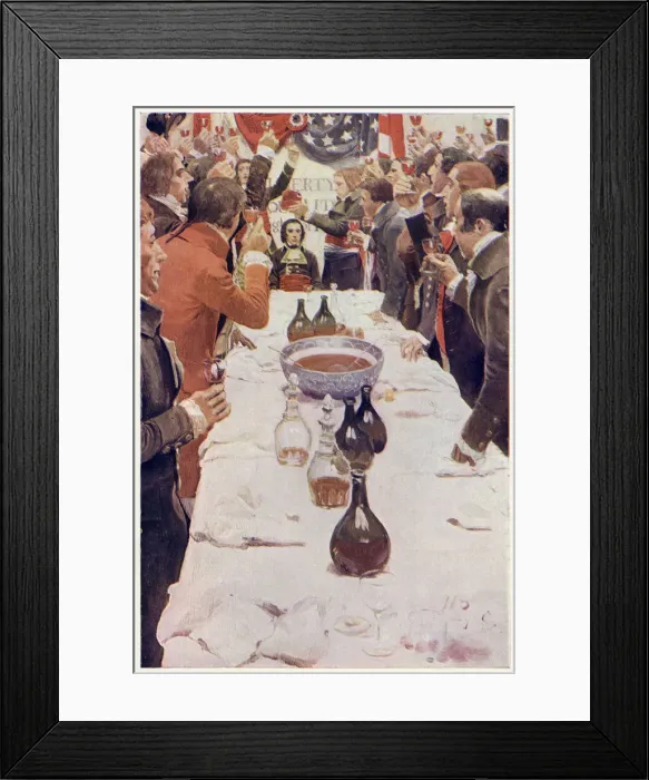 Framed Print : America - Citizen Genet French Revolutionary Ambassador