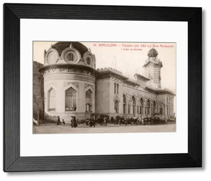 Framed Print : Tibidabo Restaurant, Barcelona, Spain Framed Print : Tibidabo Restaurant, Barcelona, Spain