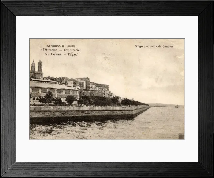 Framed Print : Avenida de Canovas, Vigo, Galicia, Spain Framed Print : Avenida de Canovas, Vigo, Galicia, Spain