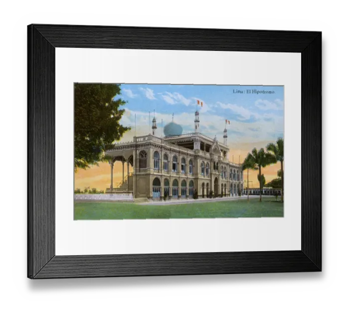 Framed Print : Grandstand at racecourse, Lima, Peru, South America Framed Print : Grandstand at racecourse, Lima, Peru, South America