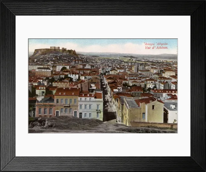 Framed Print : General rooftop view of Athens, Greece Framed Print : General rooftop view of Athens, Greece