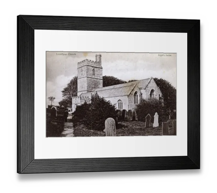 Framed Print : Parish church in the village of Luxulyan, Cornwall Framed Print : Parish church in the village of Luxulyan, Cornwall