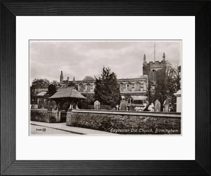 Framed Print : Edgbaston Old Church, Birmingham, West Midlands Framed Print : Edgbaston Old Church, Birmingham, West Midlands