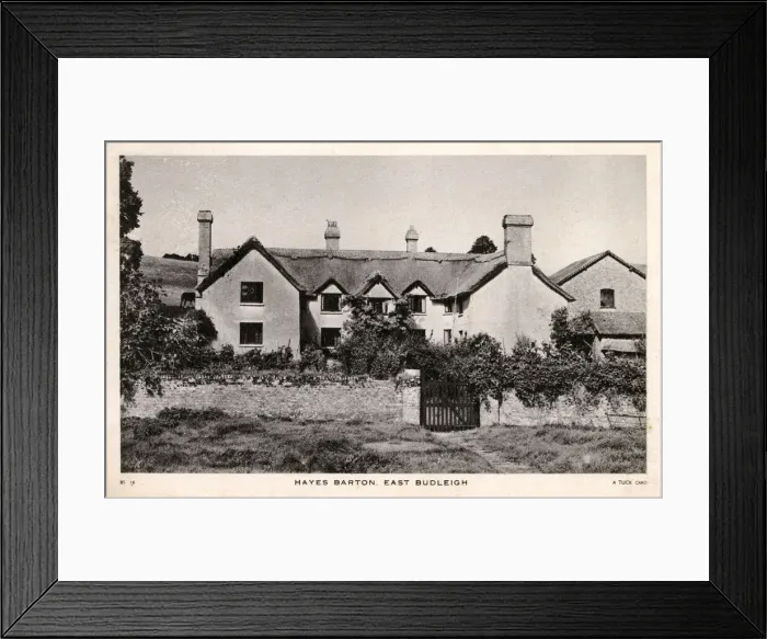 Framed Print : Hayes Barton, East Budleigh, Devon Framed Print : Hayes Barton, East Budleigh, Devon
