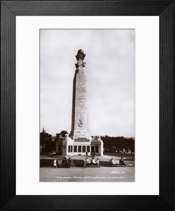 Framed Print : Royal Naval War Memorial, Plymouth, Devon Framed Print : Royal Naval War Memorial, Plymouth, Devon