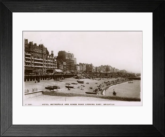 Framed Print : Hotel Metropole, Kings Road, Brighton, Sussex Framed Print : Hotel Metropole, Kings Road, Brighton, Sussex